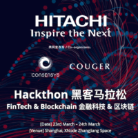 The Couger team participated as judges and mentors in Hitachi's Shanghai Hackathon, attracting over 100 entrants.