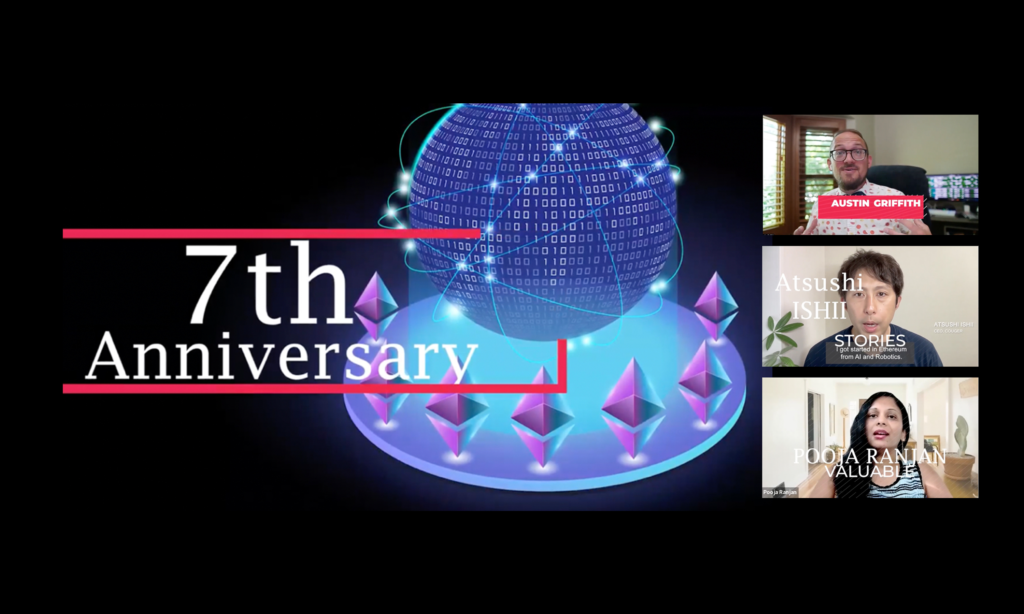 CEO Atsushi Ishii Selected as One of Eight Performers for ”Ethereum 7th Anniversary Special”